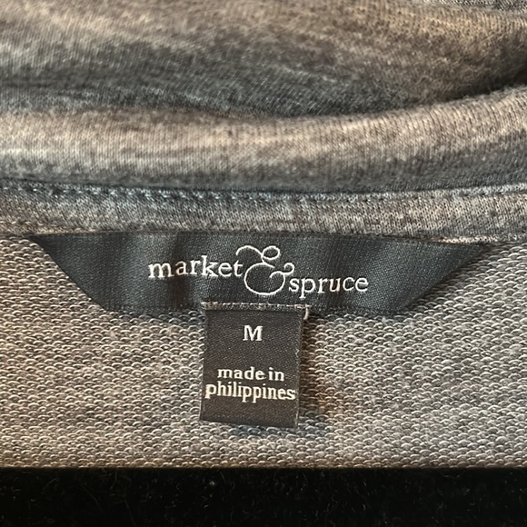 Market & Spruce | Stitch Fix - Ocuma button front quarter zip knit top - Picture 6 of 7